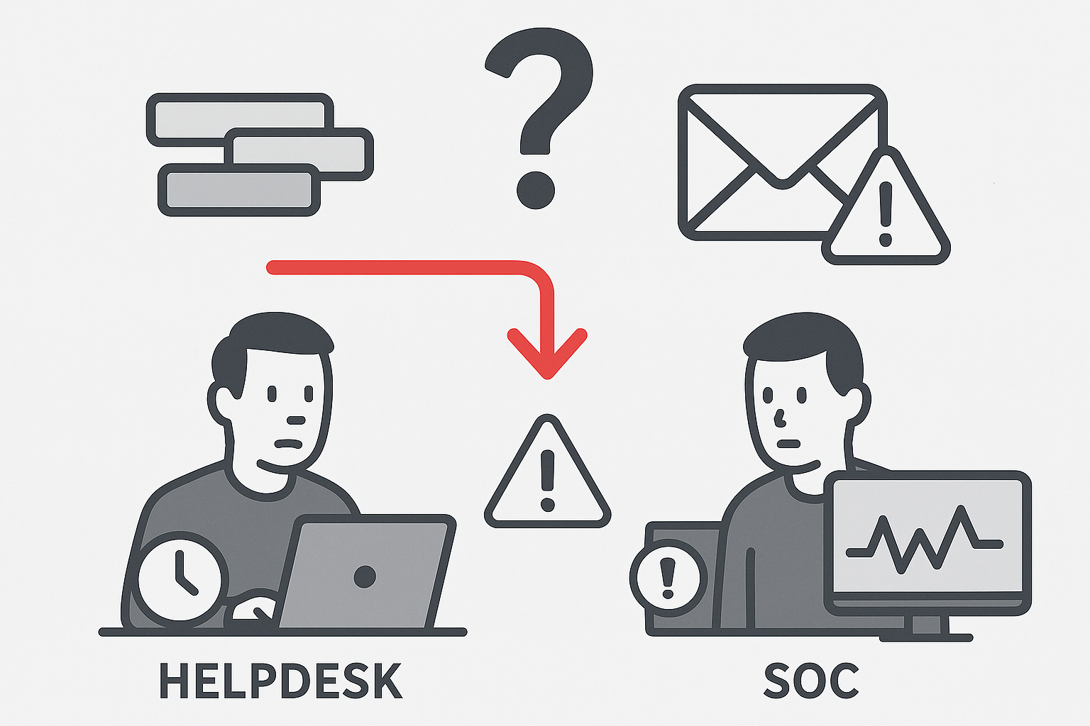 Helpdesk vs. SOC